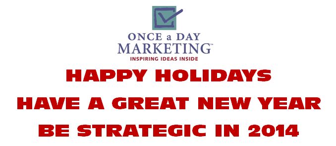 Happy Holidays From Once a Day Marketing