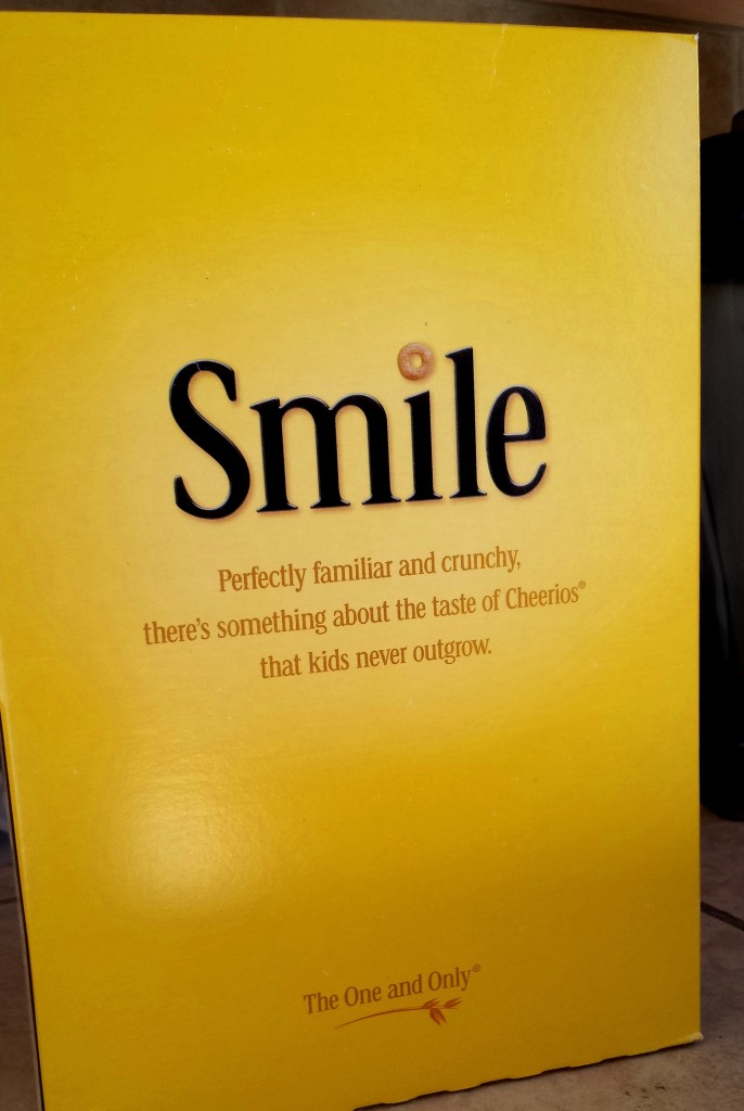 Cheerios Box - Backside