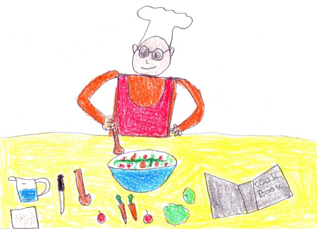Cooking with Kids Illustration by Christian Lopez